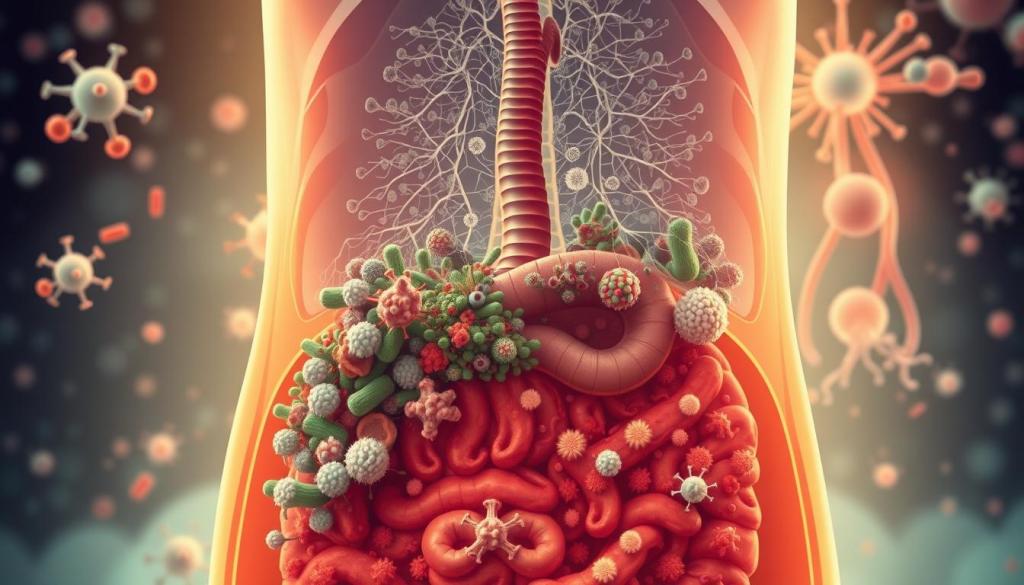 Bacterial Concentrations in Human Body