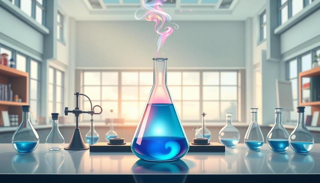 Conical Flask in Chemical Experiments
