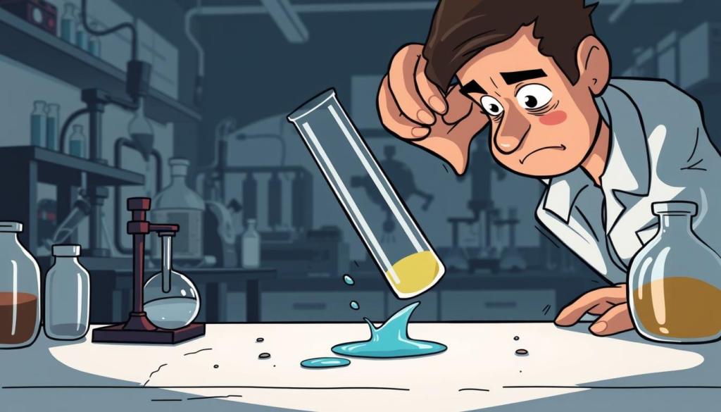 Cuvette Handling Mistakes in Laboratory