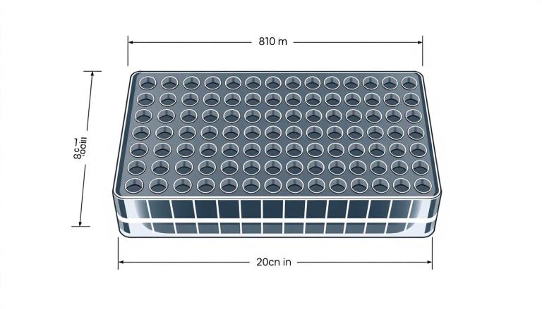 Diffren Well Deep Well 96 Well Plates Height - Laboratory Standards