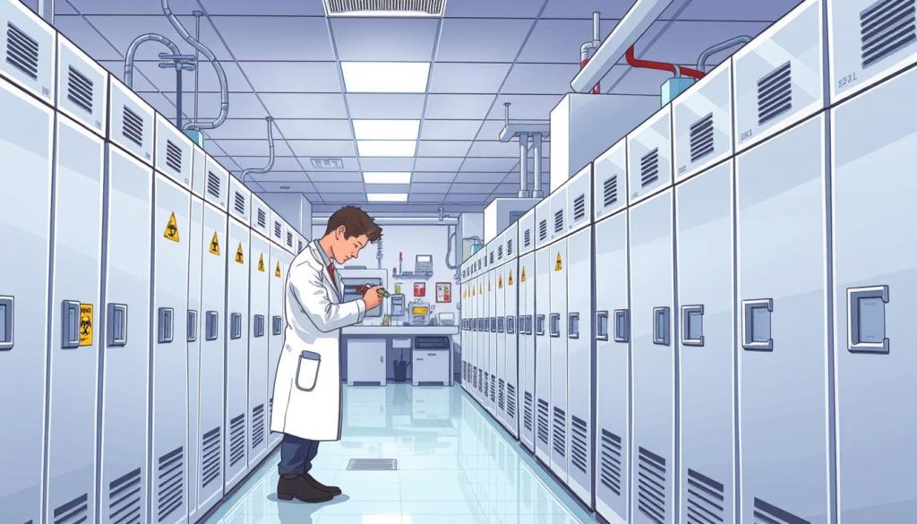 Biological Sample Freezer Storage Safety