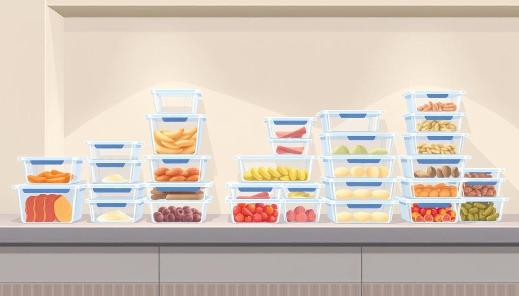 Freezer Storage Containers Organization