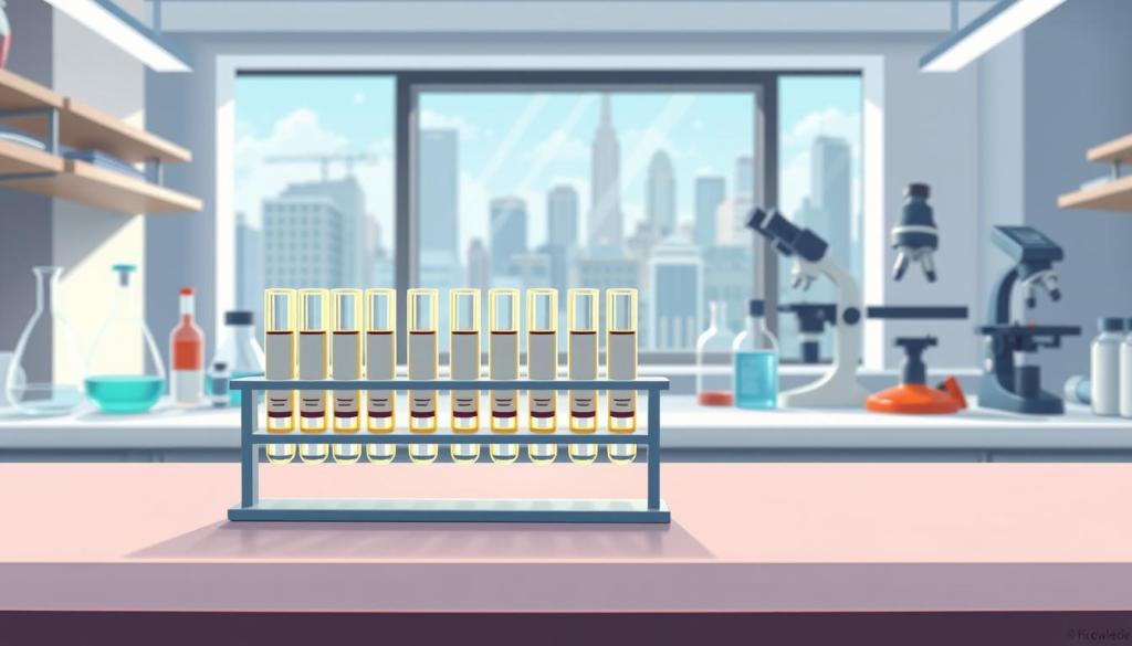 Laboratory Tube Holder Rack Placement