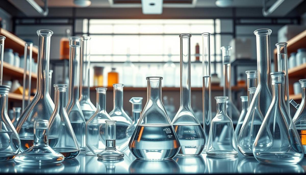 Photo inspiration: Chemical Lab Flask Equipment And Safety Standards Photo Inspiration