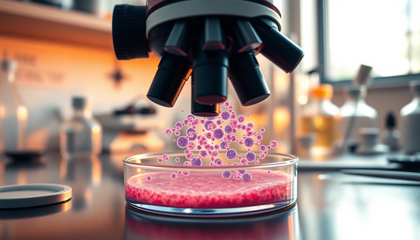 cell culture in petri dish