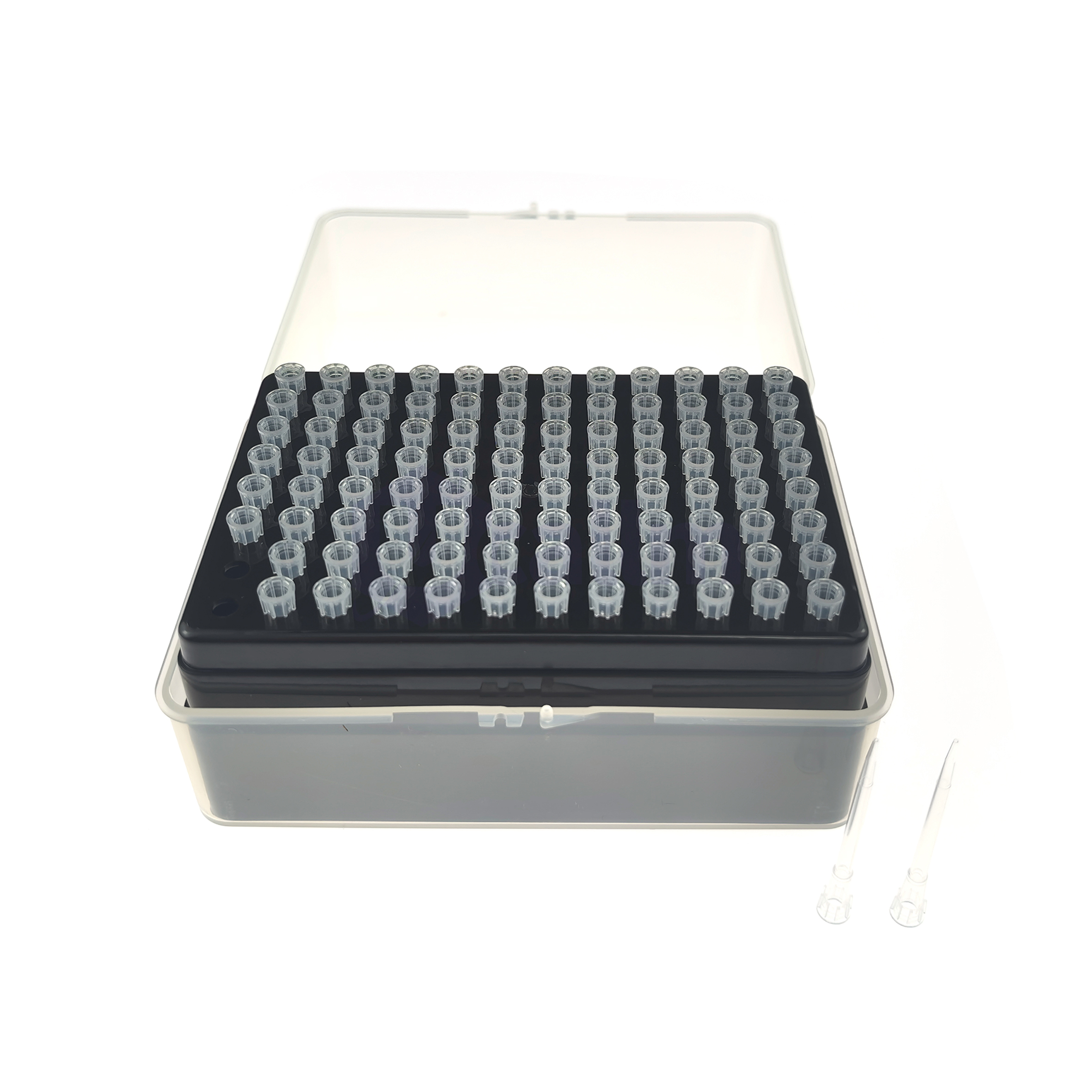 10uL Pipette Tips, Extended, Low Retention, Clear, Non-Filtered, Sterile, Boxed-2