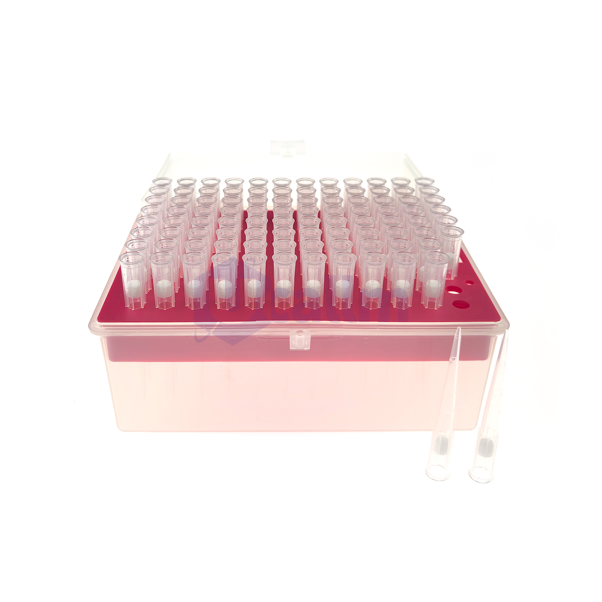 200uL Pipette Tips, Graduated, Low Retention, Clear, Filtered, Sterile, Boxed-2