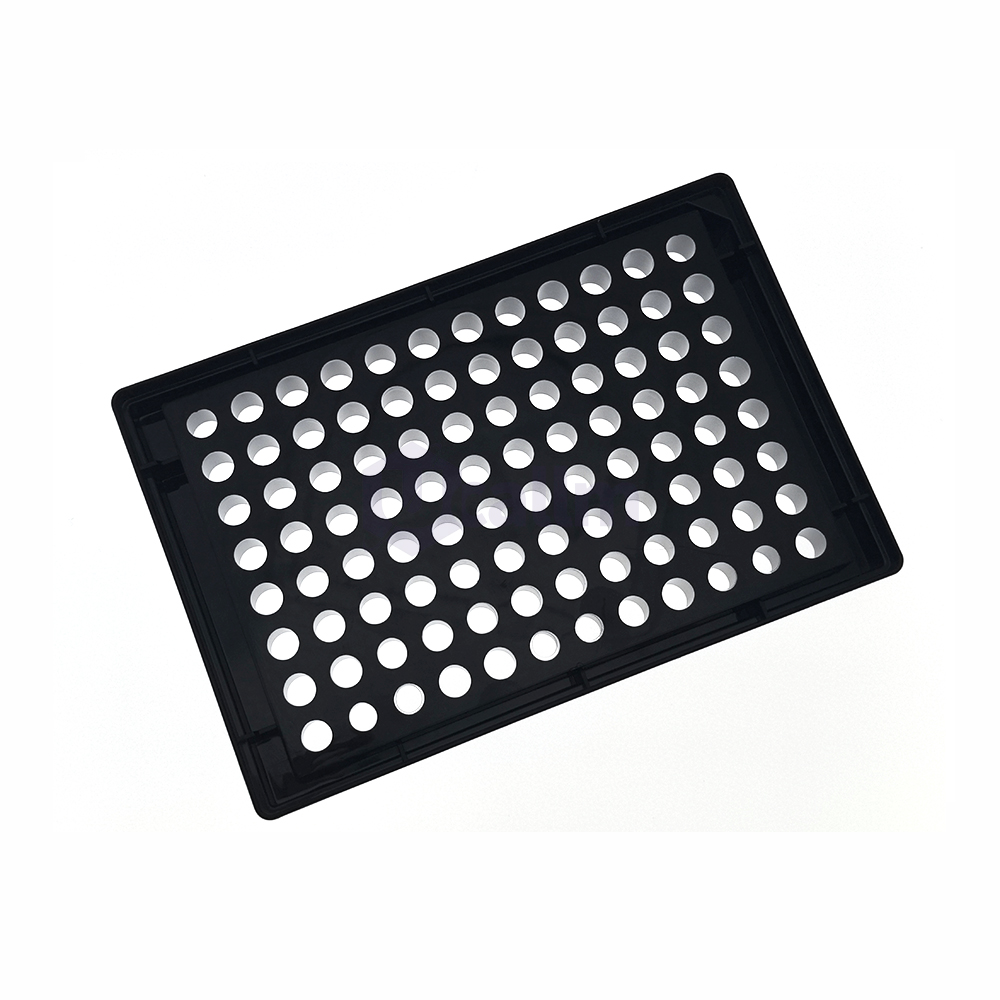 96 Well Cell Culture Plate-Black and clear-4