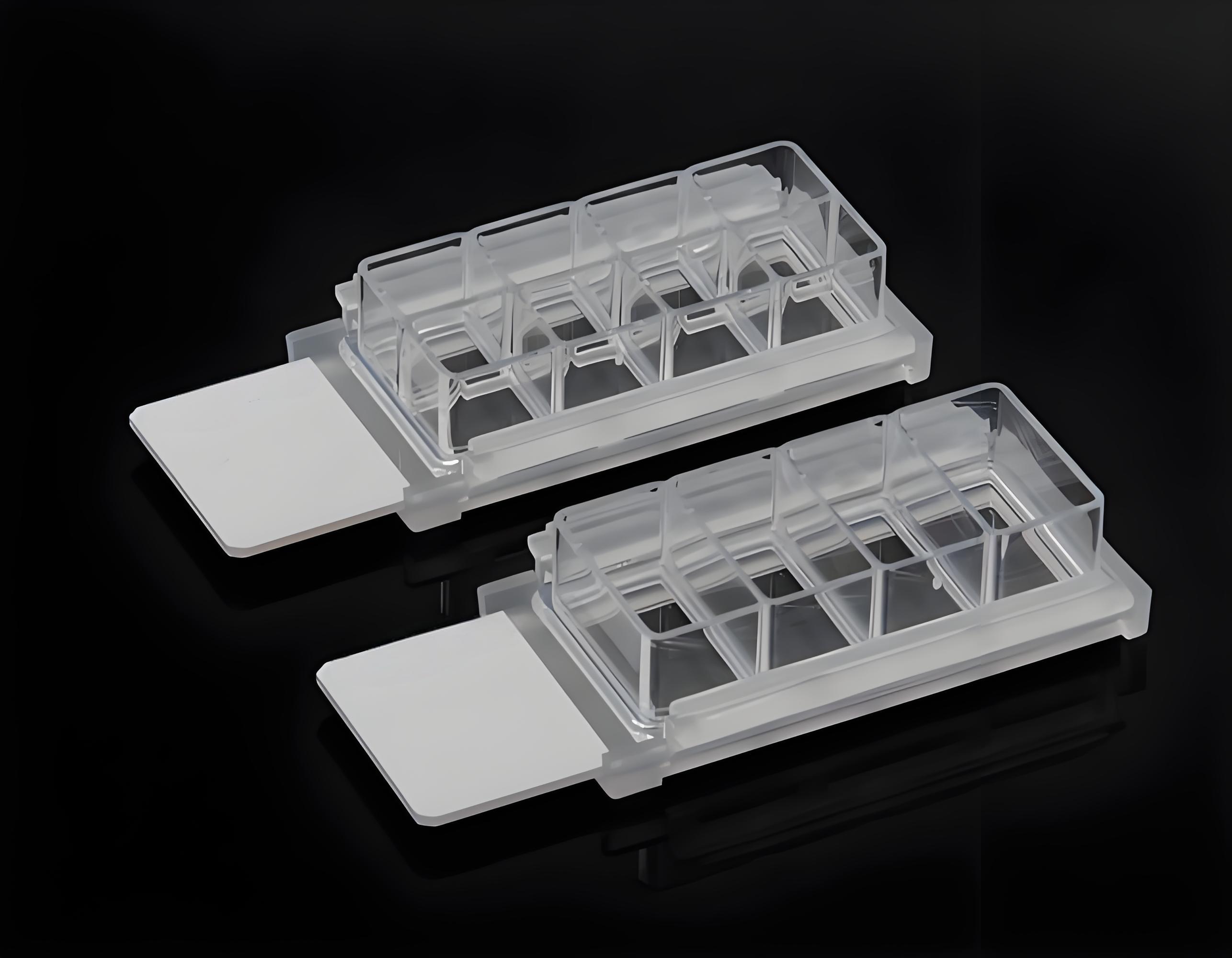 8-Well Chambered Slides for Cell Immunofluorescence Microscopy
