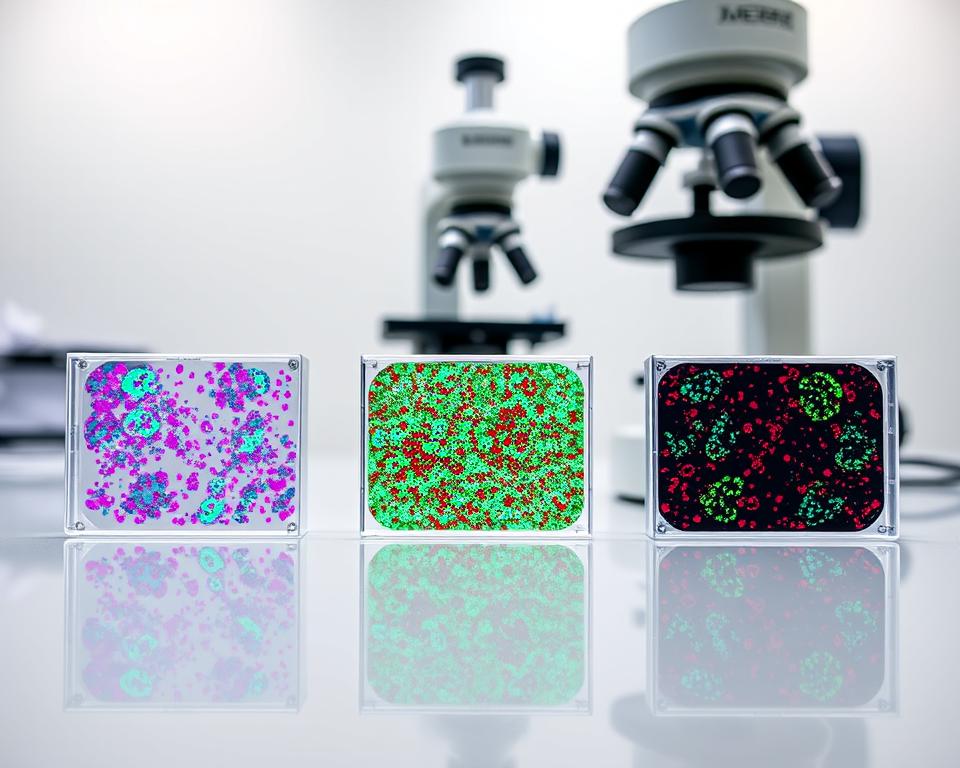 multi-well microscopy slides comparison
