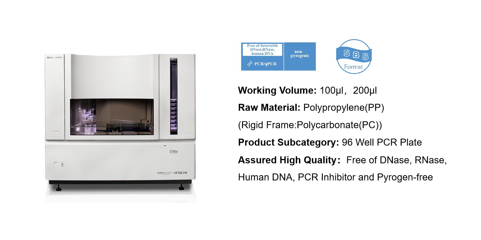 ABI 3730xl DNA Analyzer Adaptive Consumables Select Guide