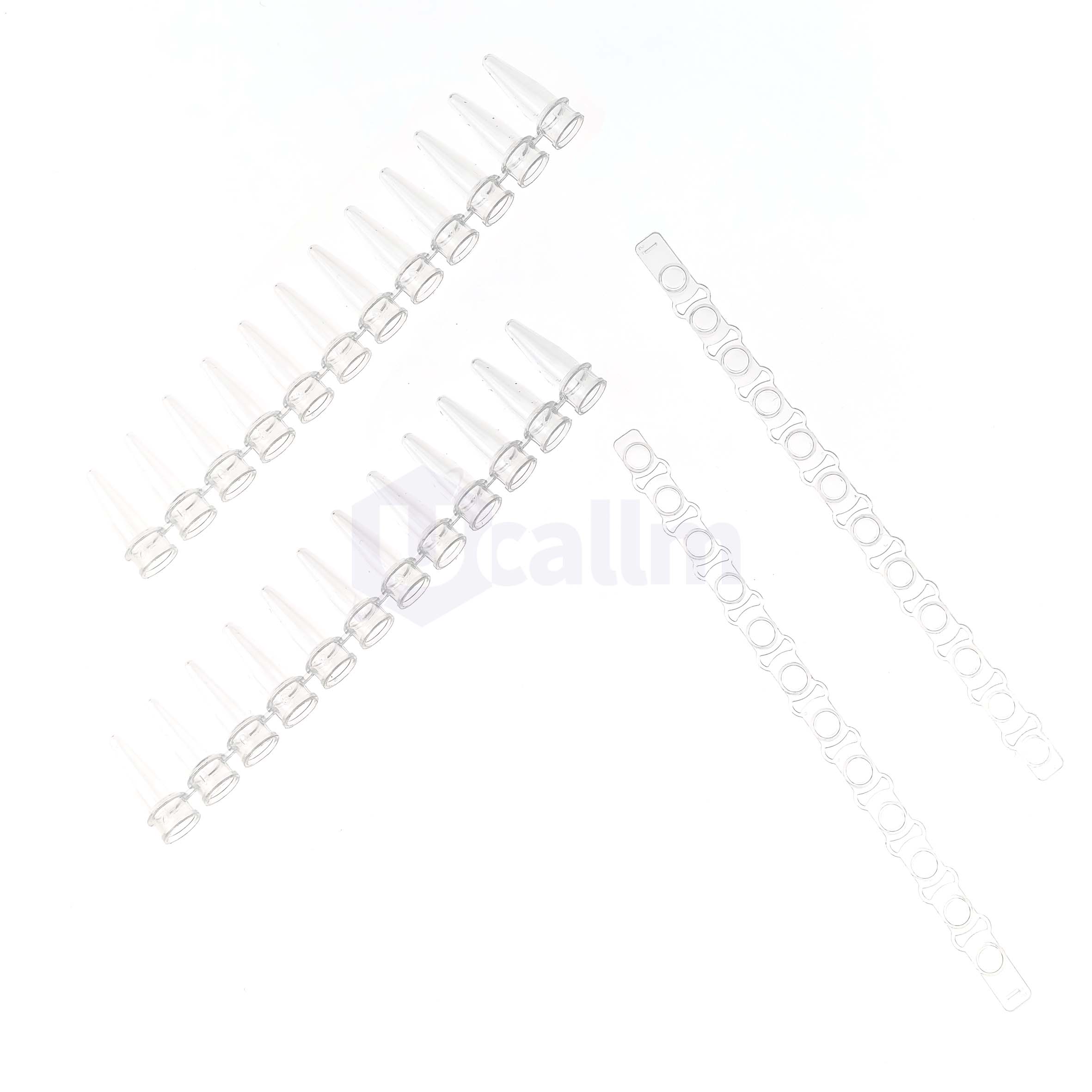 H1713-00 0.2 mL 12 Strip PCR Tube, plus strips of Optical flat cap, clear-5