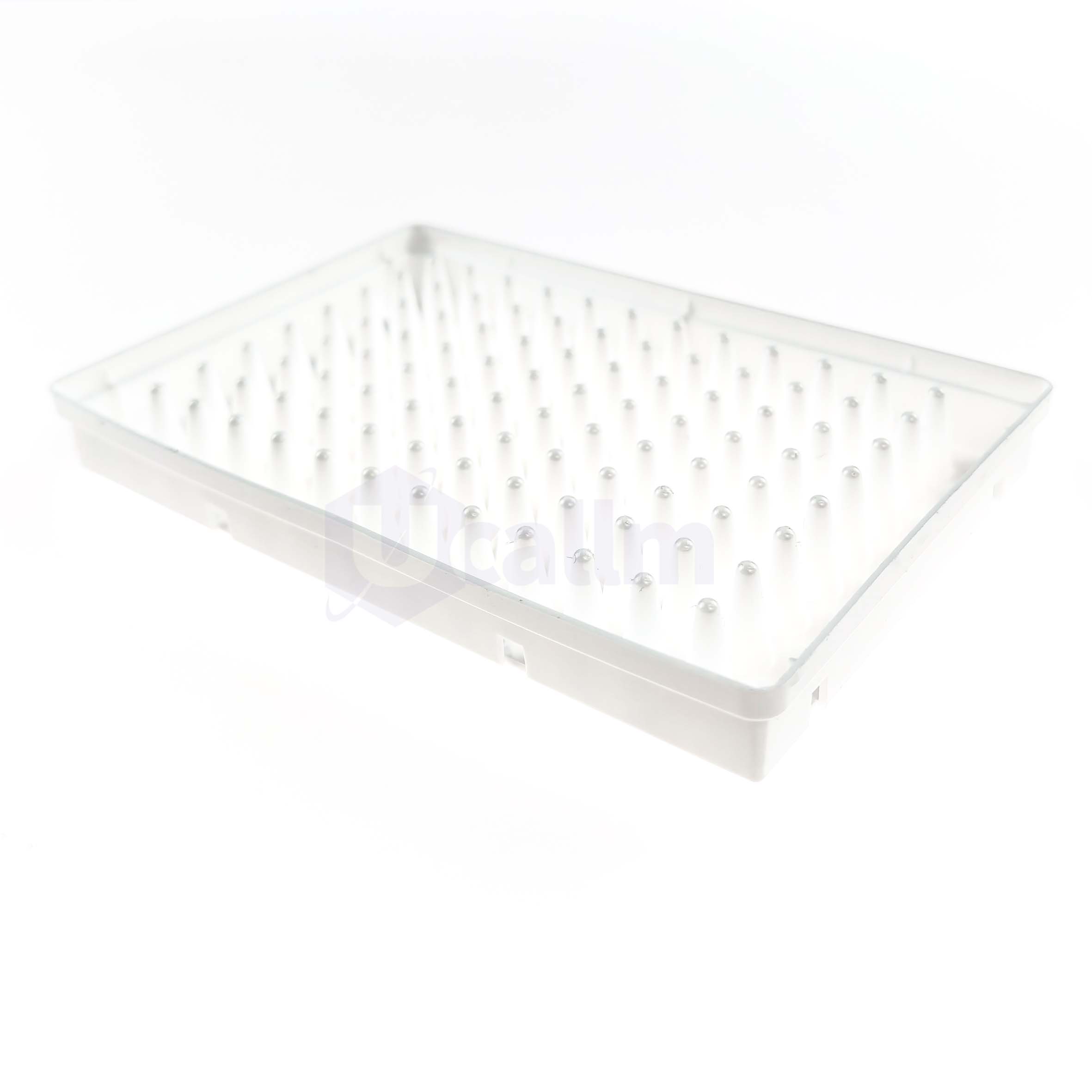 H2331-07 0.1 mL 96 well Full skirt PCR plate, white, H1 Notch-4