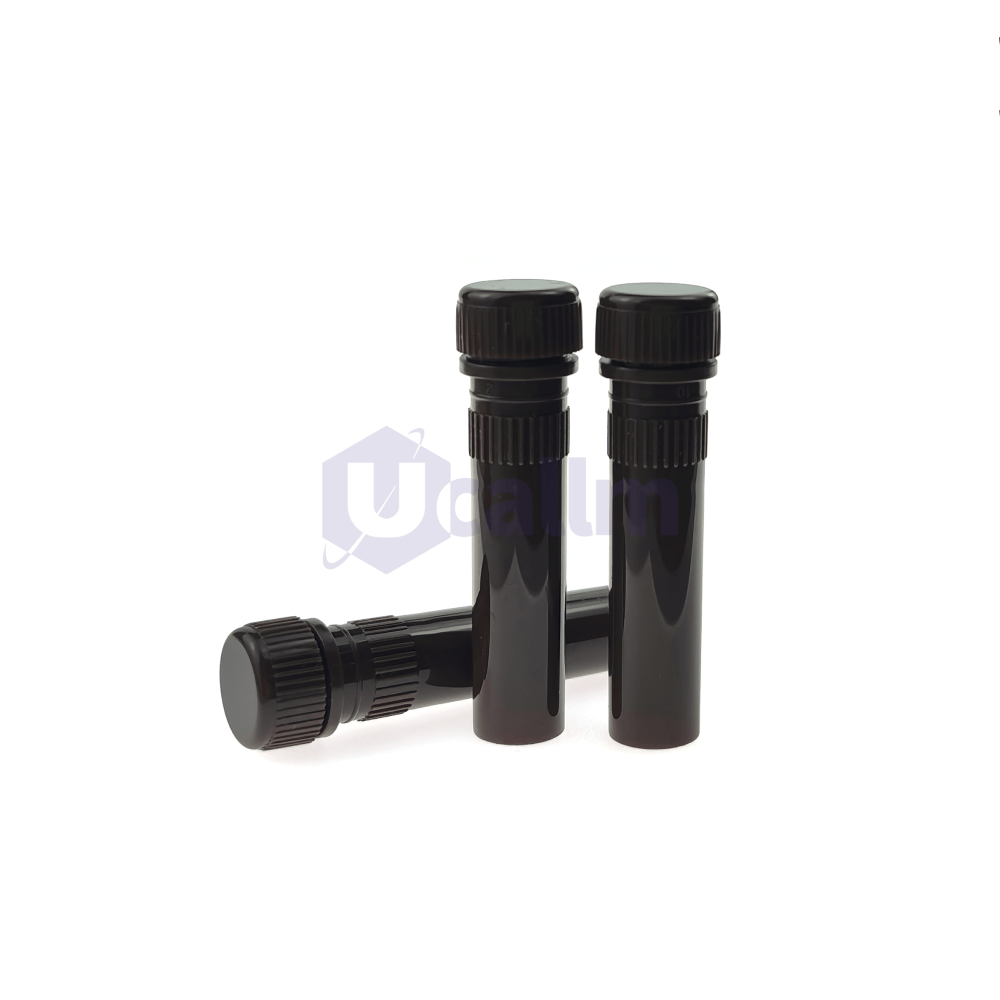 Low protein binding Screw cap micro tube with standard cap,2.0mL,Black ...