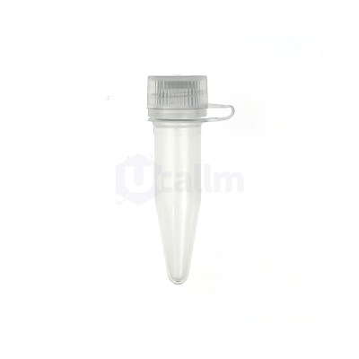 Close-up of a syringe with a translucent needle cap on a white background, showing the top of the barrel and plunger area
